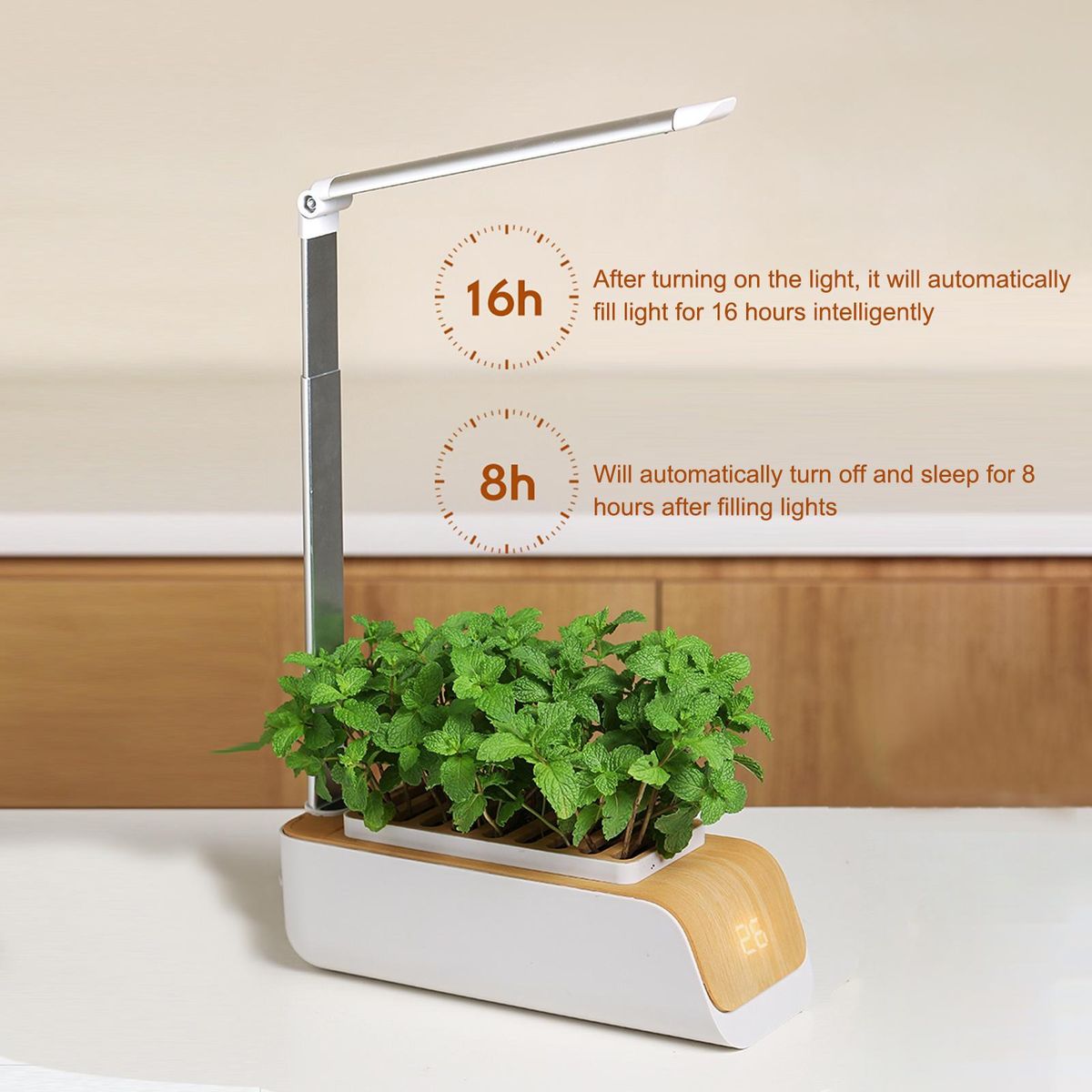 Hydroponics Growing System, Indoor Herb Garden Kit with Grow Light, Smart Garden for Home and Kitchen, Indoor Plant Growing System, Herb Grower Vegetable Gardening System