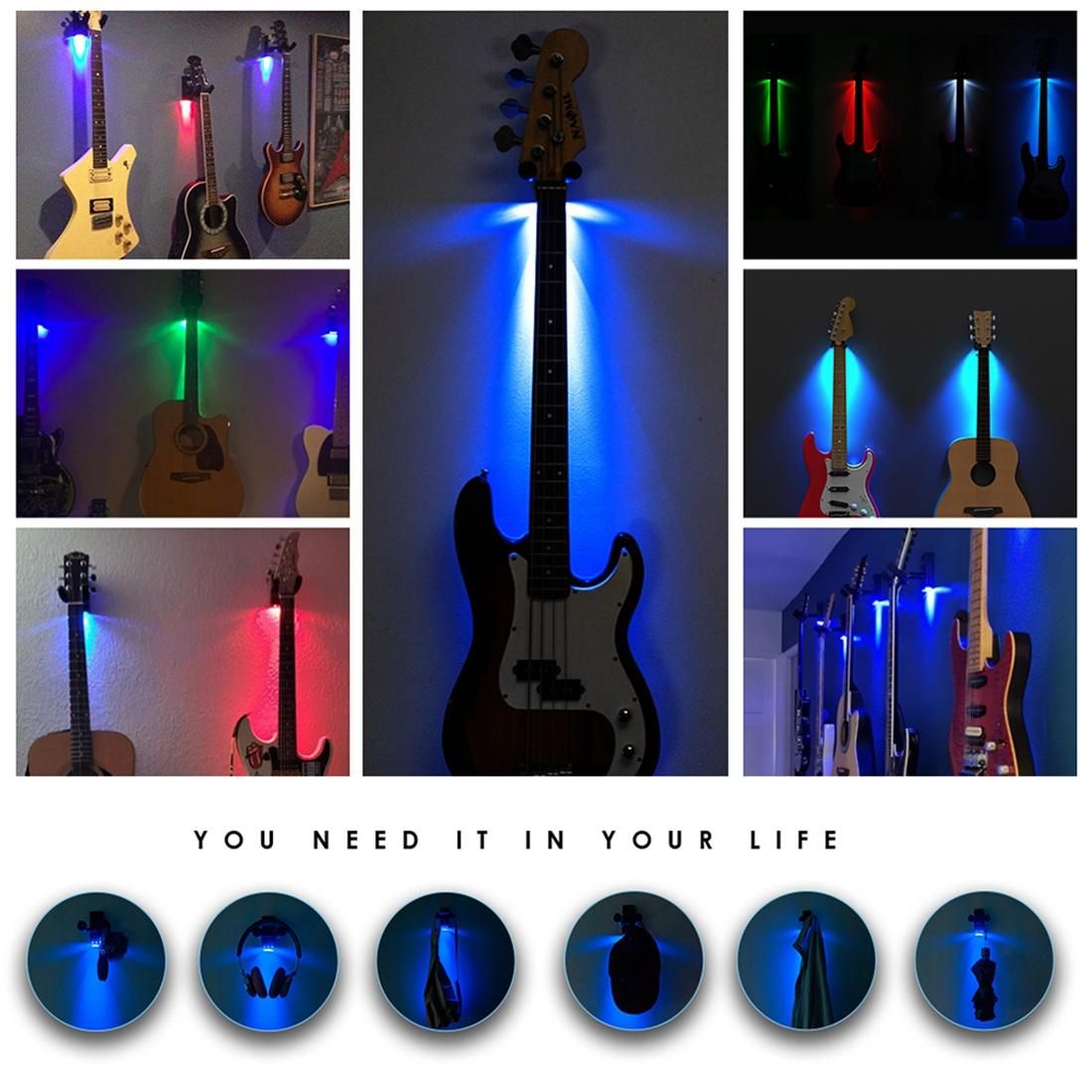 Durable Guitar Hanger Wall Hook Stand Guitarra Bracket