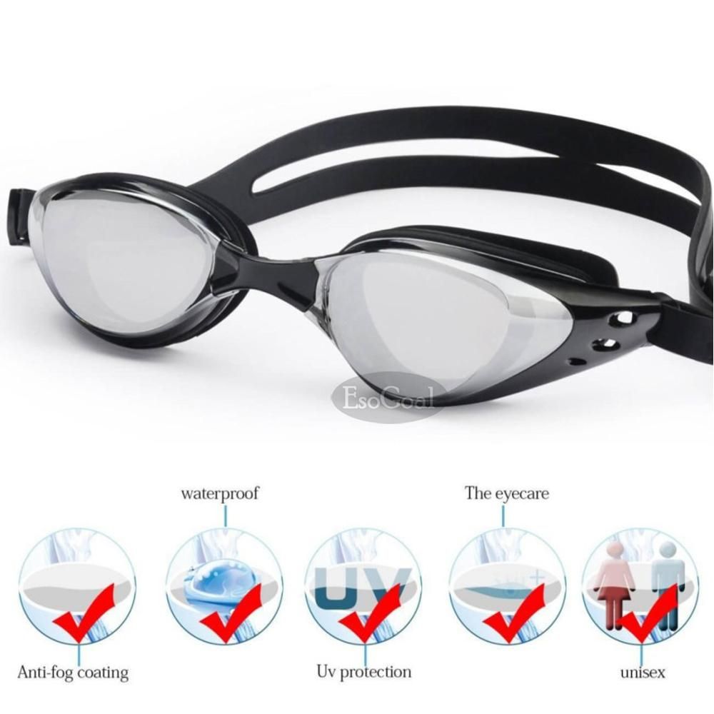 EsoGoal Swimming Goggl-es Anti Fog Waterproof Diving Glass