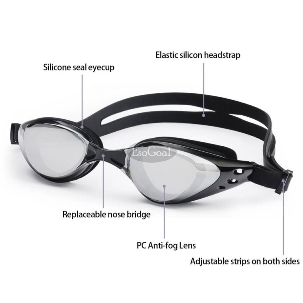 EsoGoal Swimming Goggl-es Anti Fog Waterproof Diving Glass
