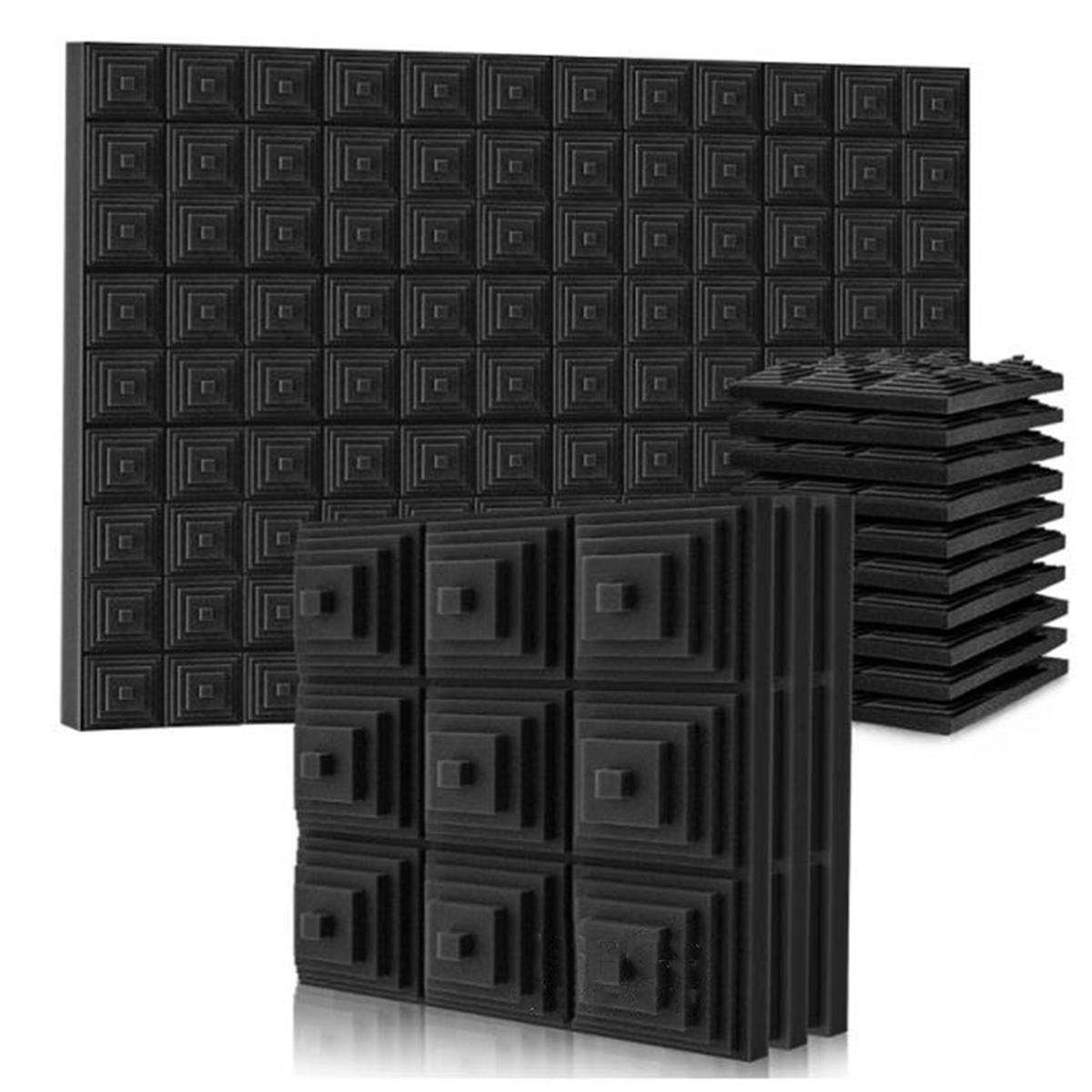 12Pcs Acoustic Foam Panel,for Music Studio Bedroom Home,Etc,