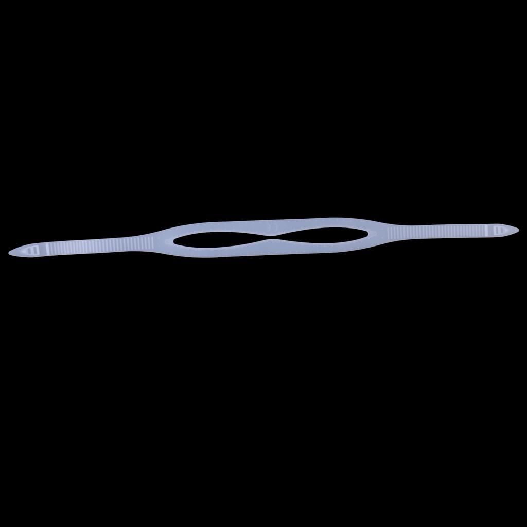 Clear Universal Fit Swimming Goggles Strap Swim Eyewear