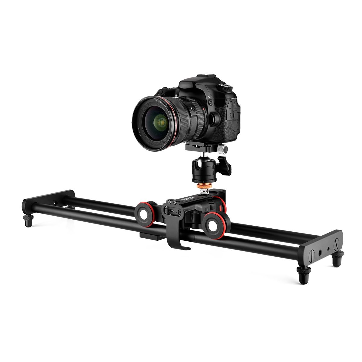 YELANGU 60cm Splicing Slide Rail Track + Dolly Car