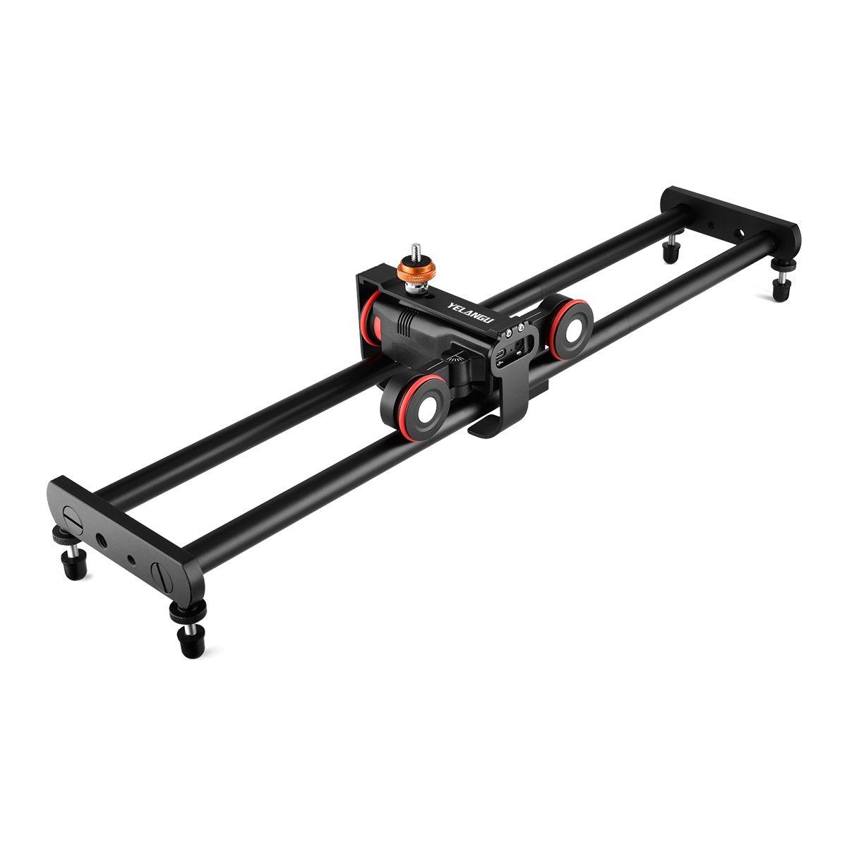 YELANGU 60cm Splicing Slide Rail Track + Dolly Car