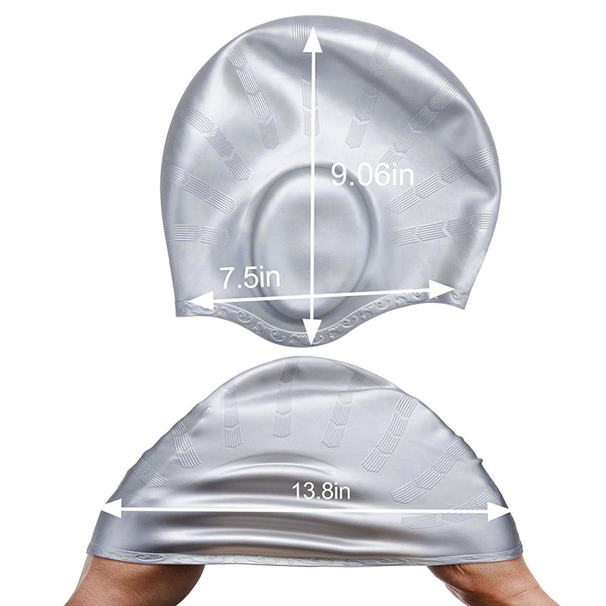 EsoGoal Ear Protection Swimming Cap Waterproof Silicone Hat