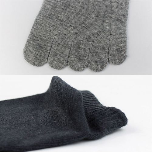Men Cotton Sport Socks Five Finger Toe Socks (5 Pairs)