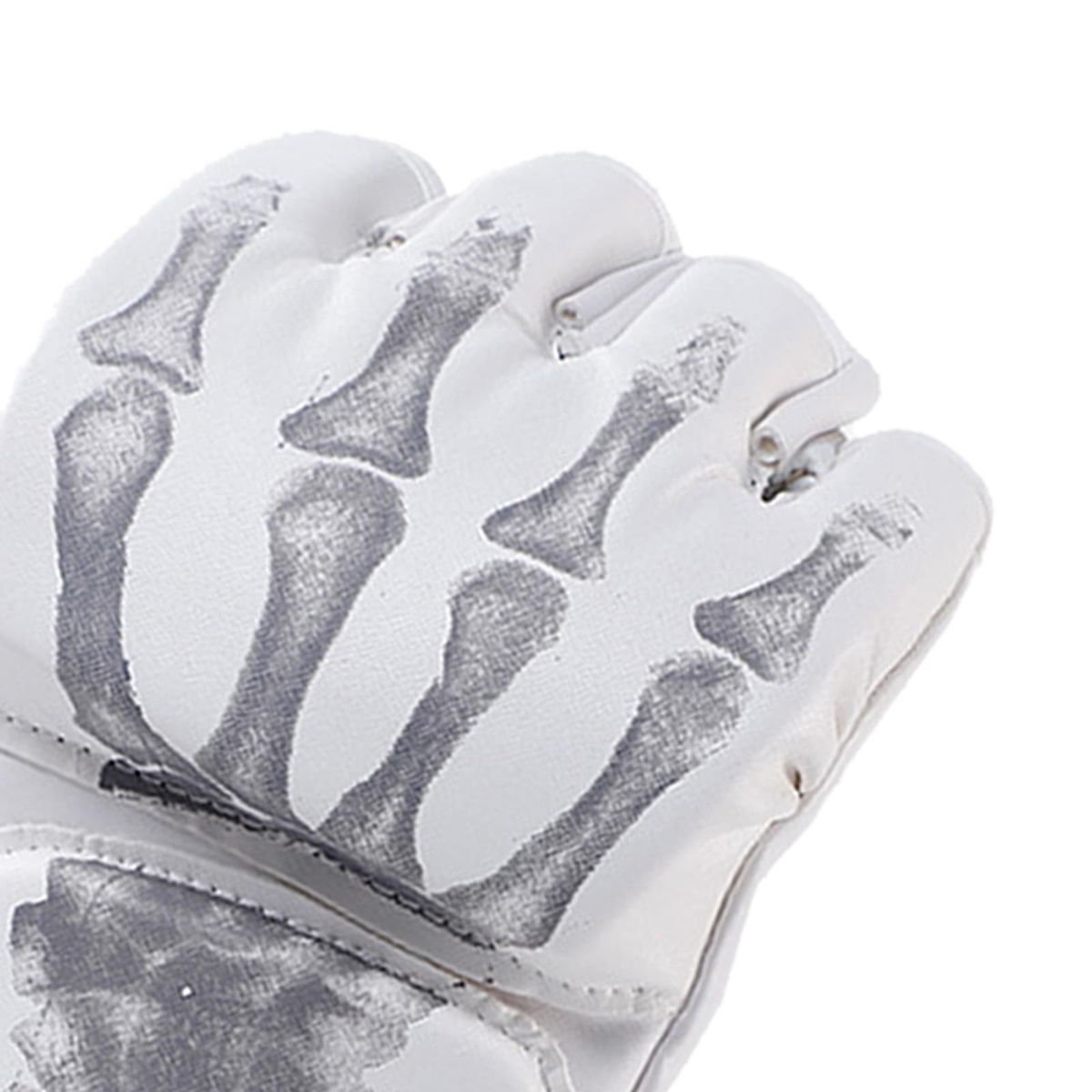 Mma Boxing Gloves Sport Mittens Half Mitts For Youth Demon Hand White