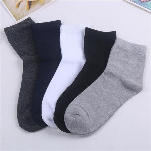 10pairs/ Middle Tube Socks Summer Breathable Men's Socks