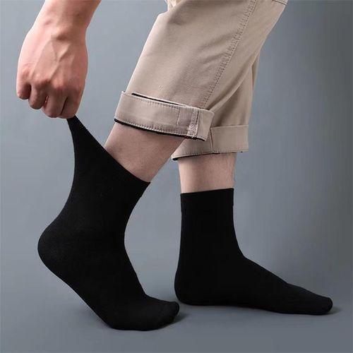 10pairs/ Middle Tube Socks Summer Breathable Men's Socks
