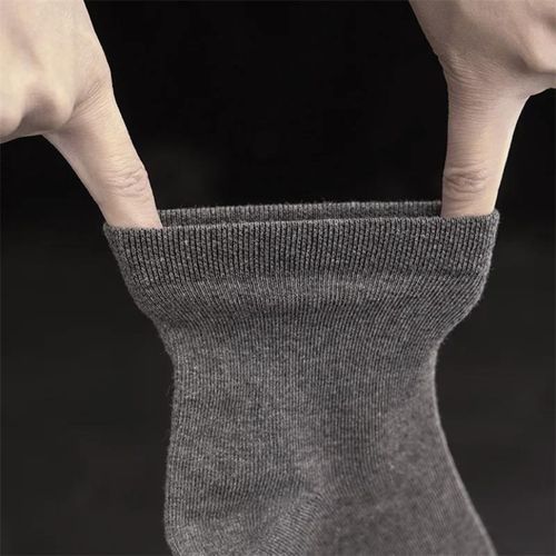 10pairs/ Middle Tube Socks Summer Breathable Men's Socks