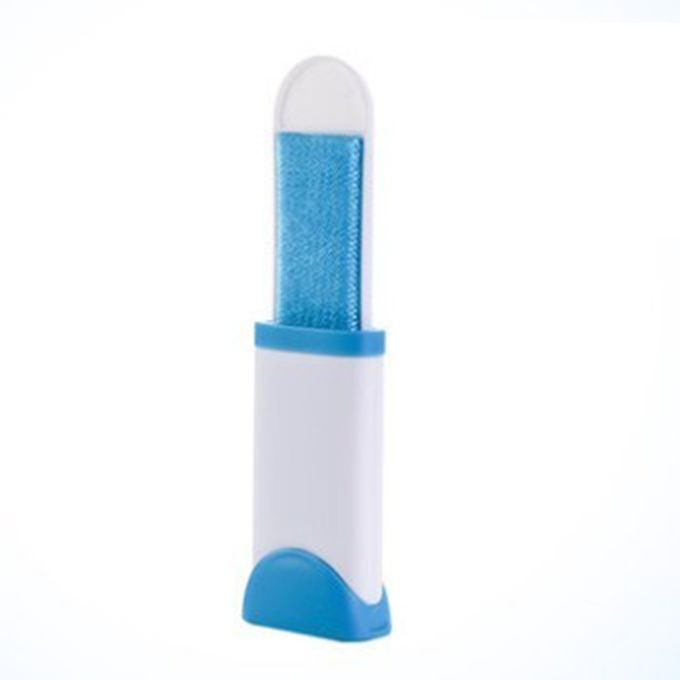 Hair  Lothe Remover Brush Anti-stati  Reusable Remove Pet Fur Dust Brusher-Light Blue-S