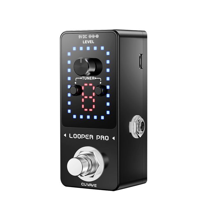 CUVAVE LOOPER PRO Guitar Loop Pedal 9 Loops Total 40-