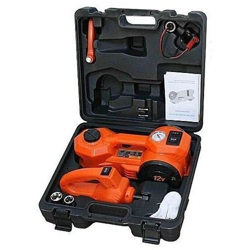 12V DC 5 Tons 3 In 1 Electric Hydraulic Jack, Tire Pump And Wrench