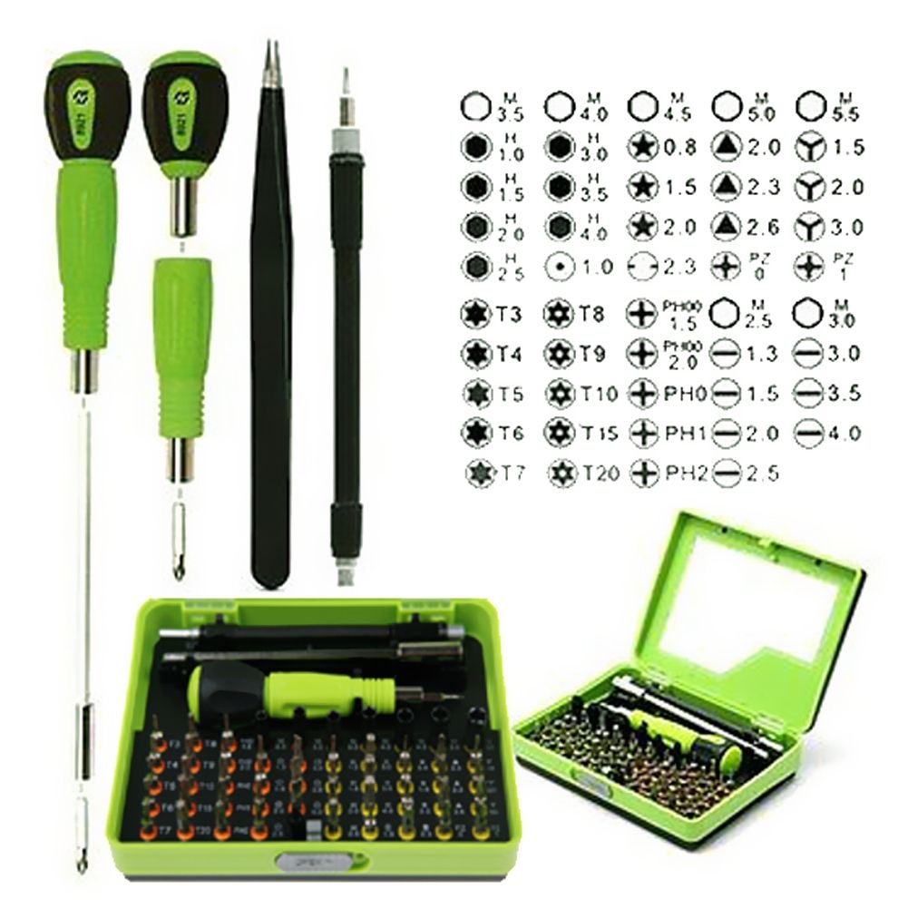 53 In 1 Multi-Bit Precision Torx Screwdriver Tool Kit