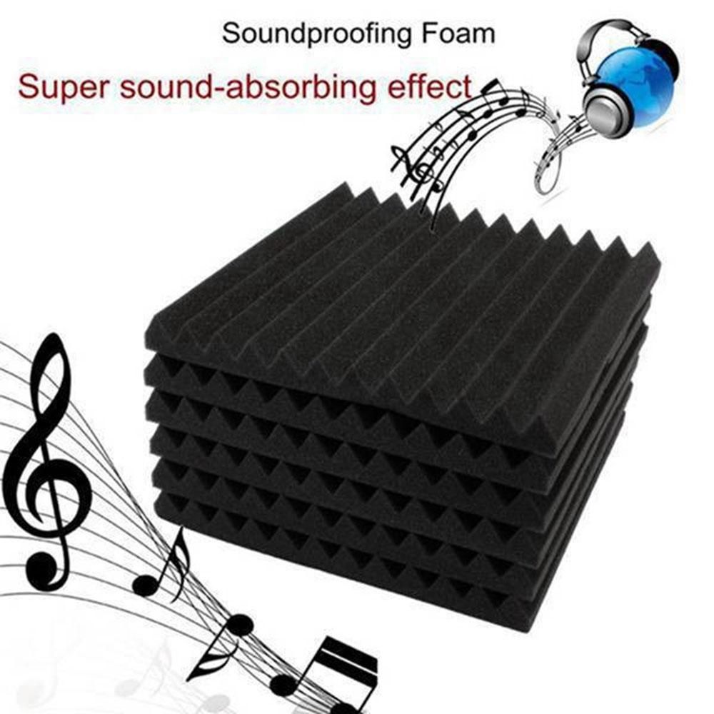 12Pcs Acoustic Foam Board,Studio Wedge Tile,Acoustic Foam 2.