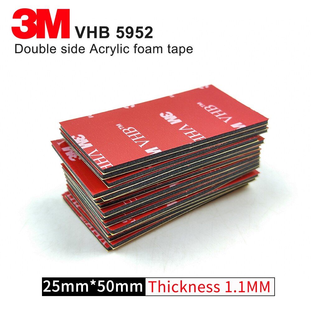 10pcs VHB Heavy Duty Double Sided Adhesive Acrylic Foam Tape