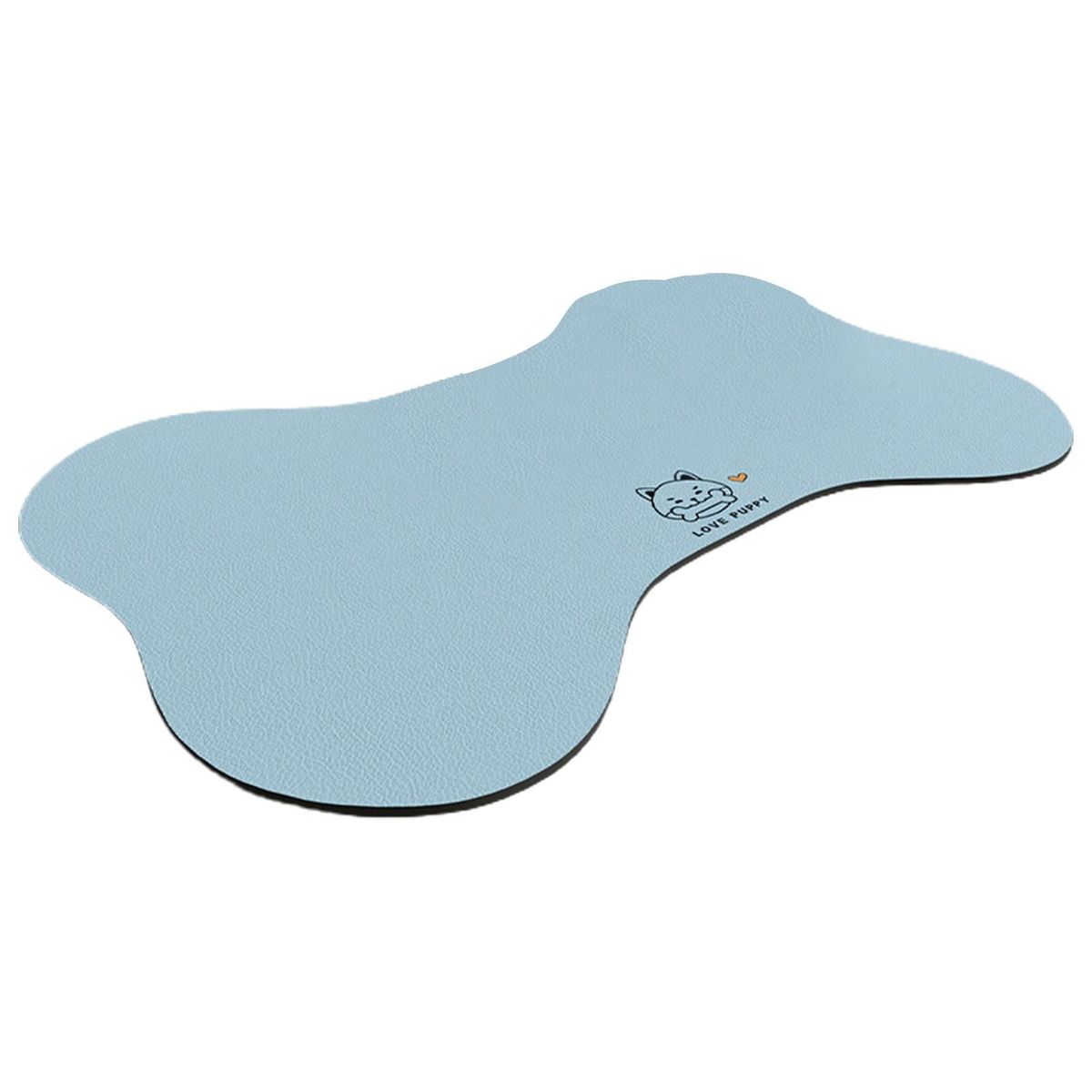 Pet Feeding Mat Water Absorbing Pet Rest Cushion Blue