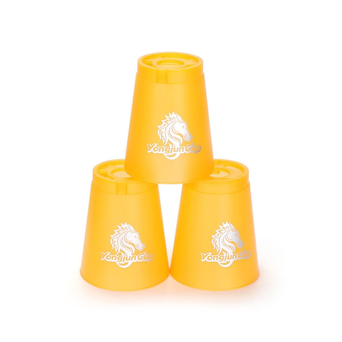 12PcsPack Cup Stacking Toy High Quick Speed Cups Kids Party Challenge Game Orange