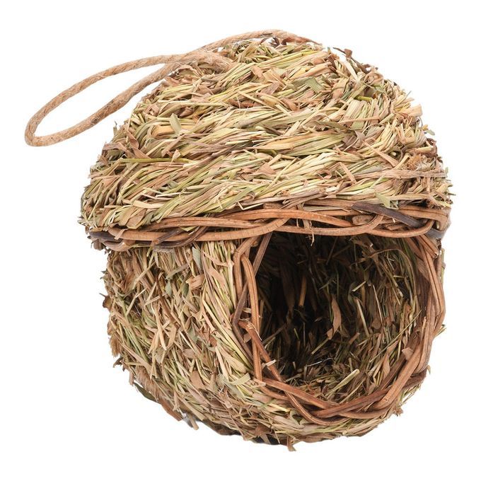 Grass Woven Hanging Handmade Bird Nest Decor Hummingbird Bird House
