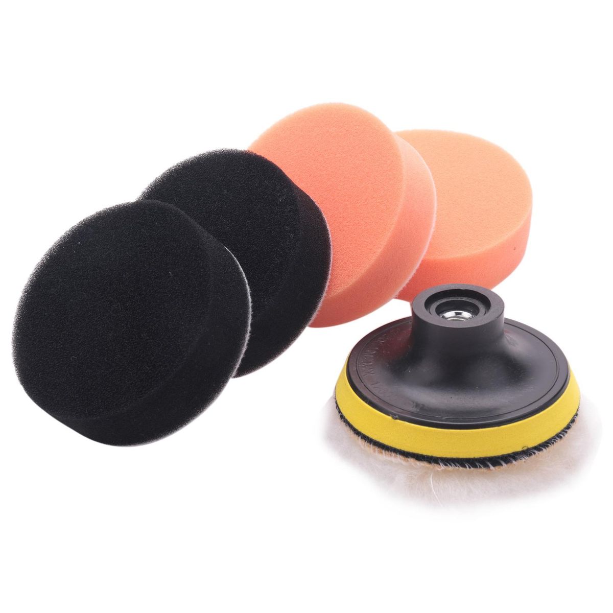 11Pcs 3 inch Waves Buffer Polishing Pad Set For Car Polisher