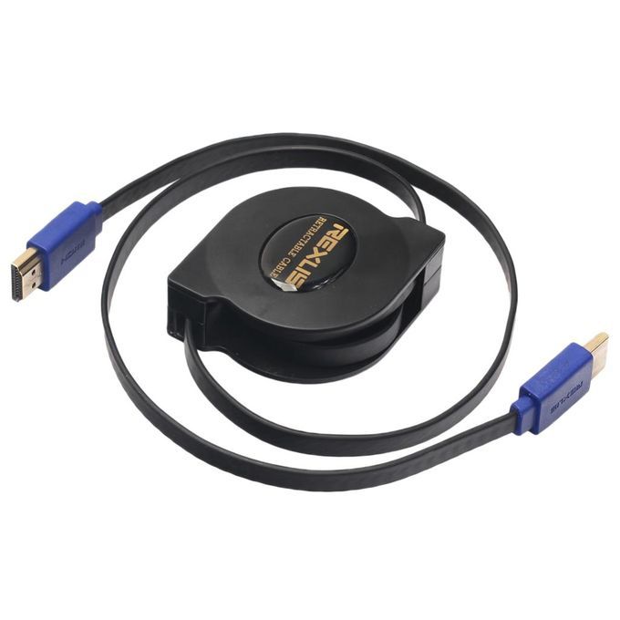Retractable HDMI Cable V1.4 High Speed HDTV 1080p 3D Wire Line Cord