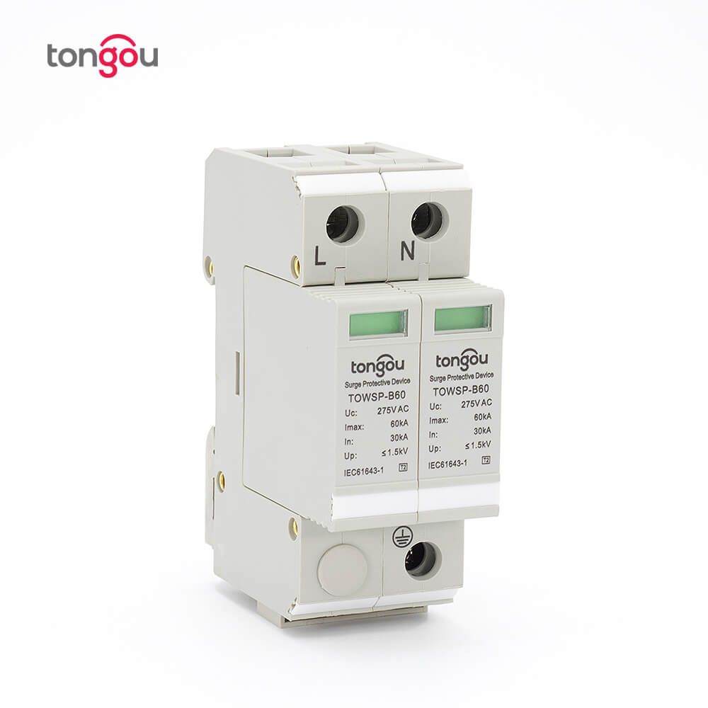 SPD 1P N 30KA~60KA B ~275VAC House Surge Protector