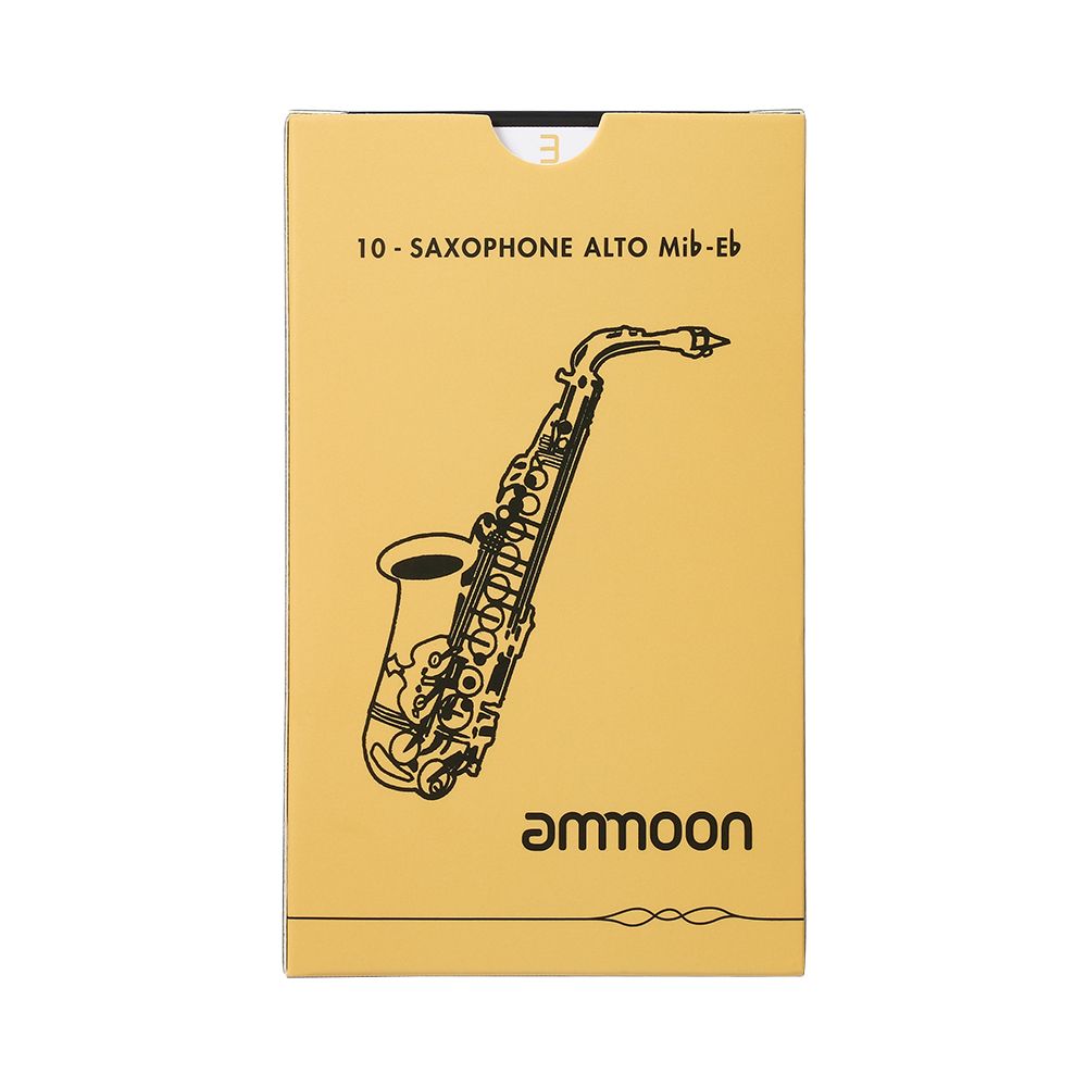Ammoon Alto Saxophone Sax Traditional Reeds Strength 3.0,