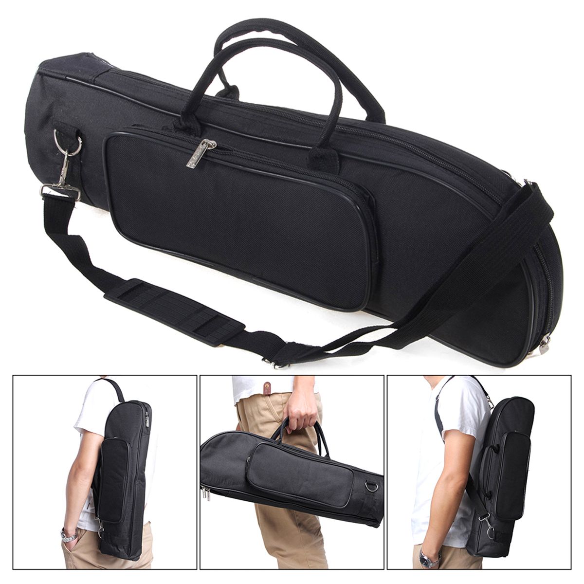 Trumpet Gig Bag Soft Carrying C-ase With Single Shoulder