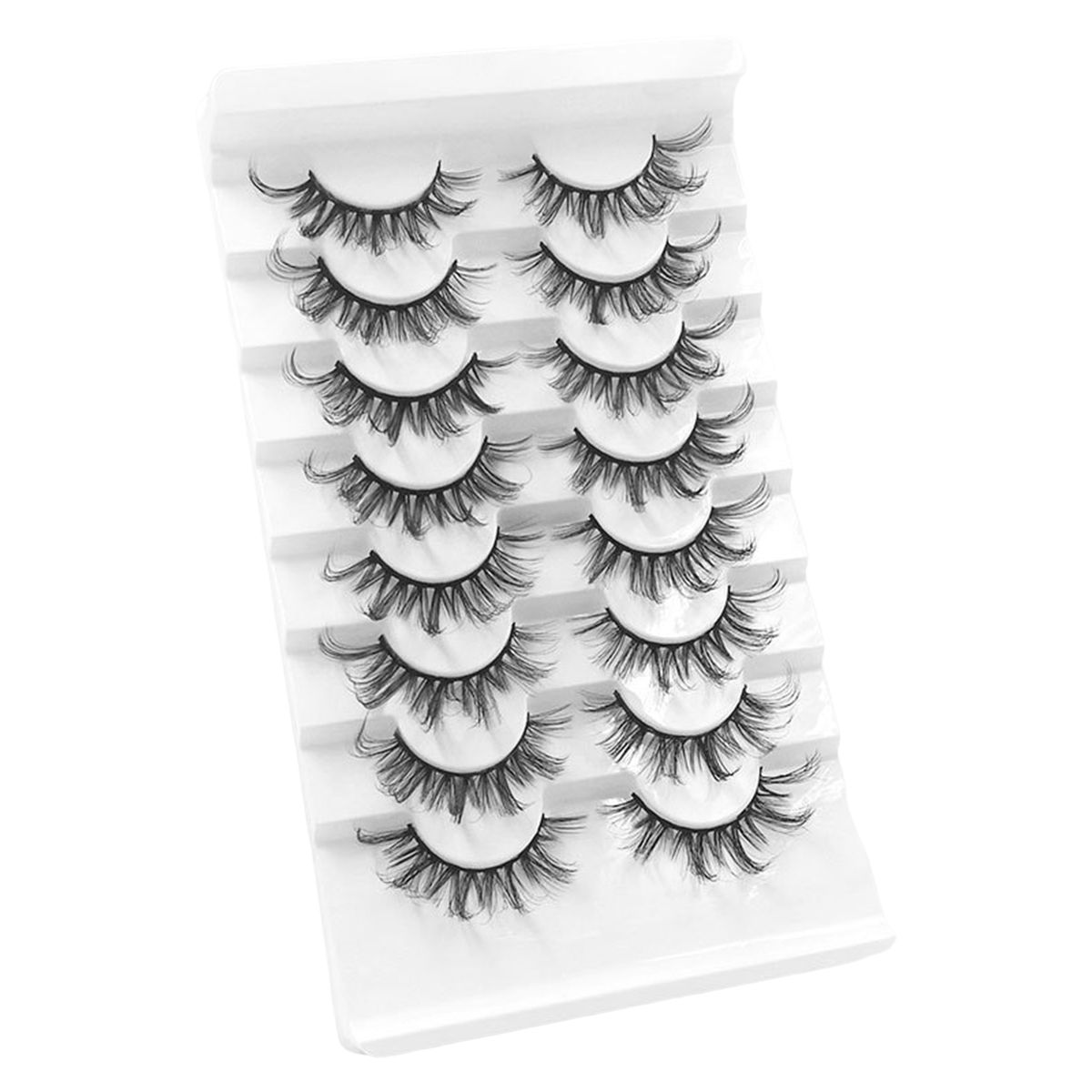 8 Pairs Fake Eyelashes Extension Makeup Handmade Full Strip Eyelash 18