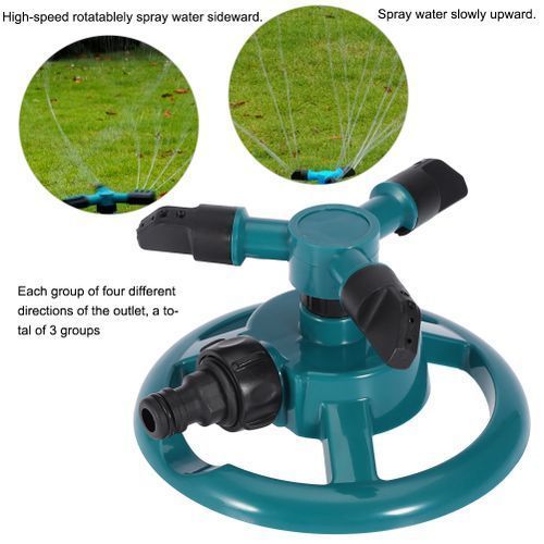 Garden Sprinklers Automatic Watering Grass Lawn Rotating Spray Device