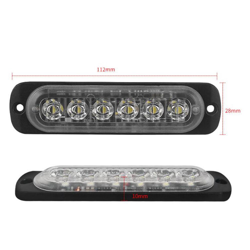 4 PCS Emergency Warning Lights For Vehicles Trucks Emergency