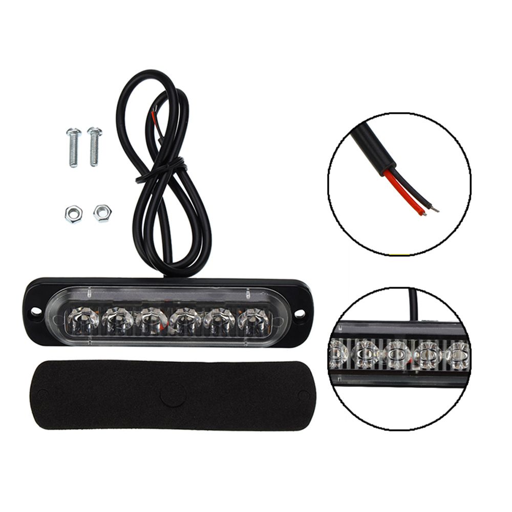 4 PCS Emergency Warning Lights For Vehicles Trucks Emergency