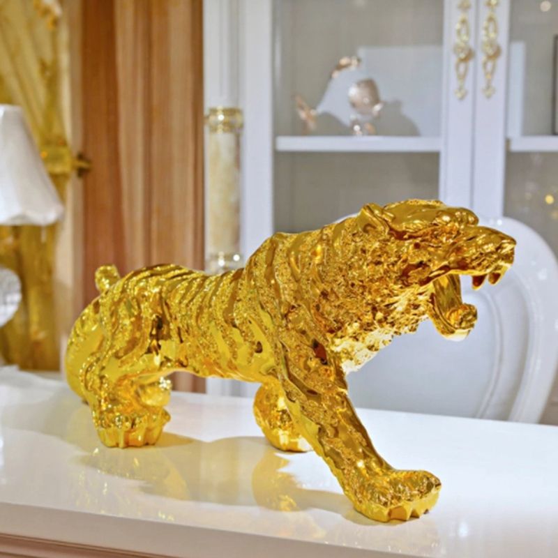 Resin Tiger Chinese Zodiac Tiger Home Decorations