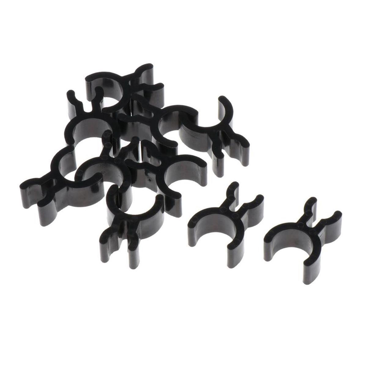 10Pcs Trumpet Pencil Clip Black Durable French Horn Pencil Clips Make Notes Fits Inside Pipe