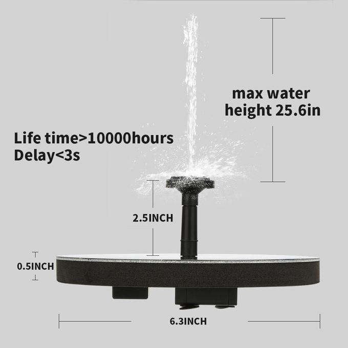Mini Solar Fountain Pump Solar Water Pump  Panel Kit Solar
