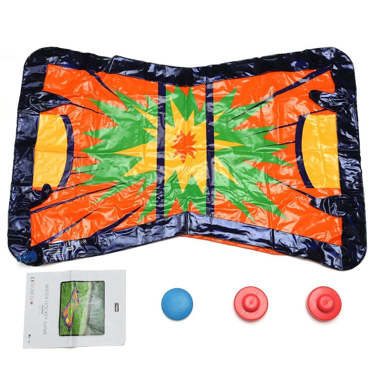 PVC Children Water Hockey Rink Game Sprinkle Play Mat Sprinkling Pad Outdoor