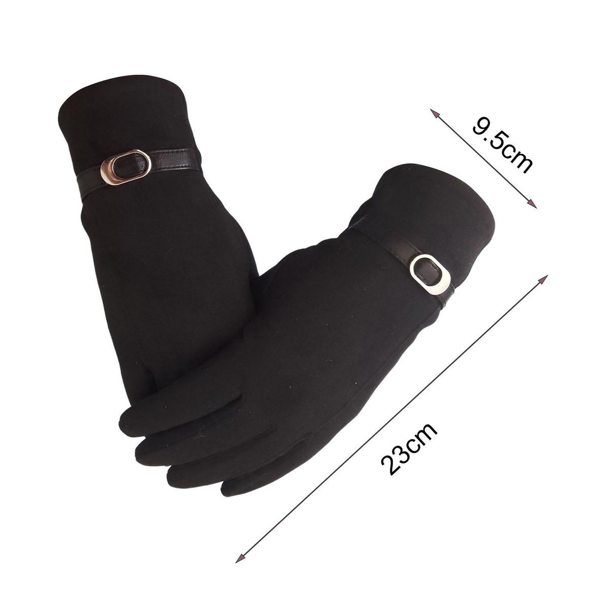 1 Pair Bike Men Women Unisex Winter Bike Cool Black