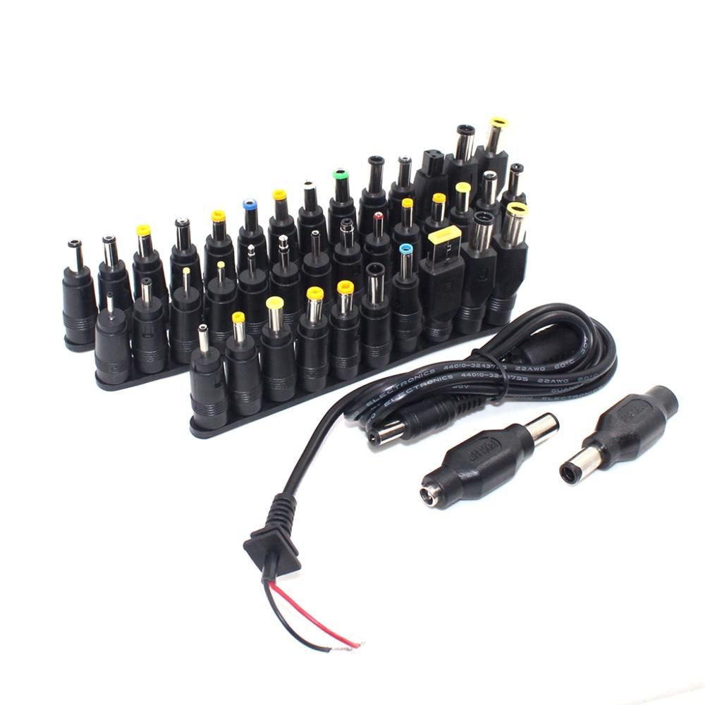 40pcs Universal DC Jack Plug For DELL Notebook/Laptop, AC Power Charging Adapter Computer Tip Connector 5.5*2.1/2.5mm Female