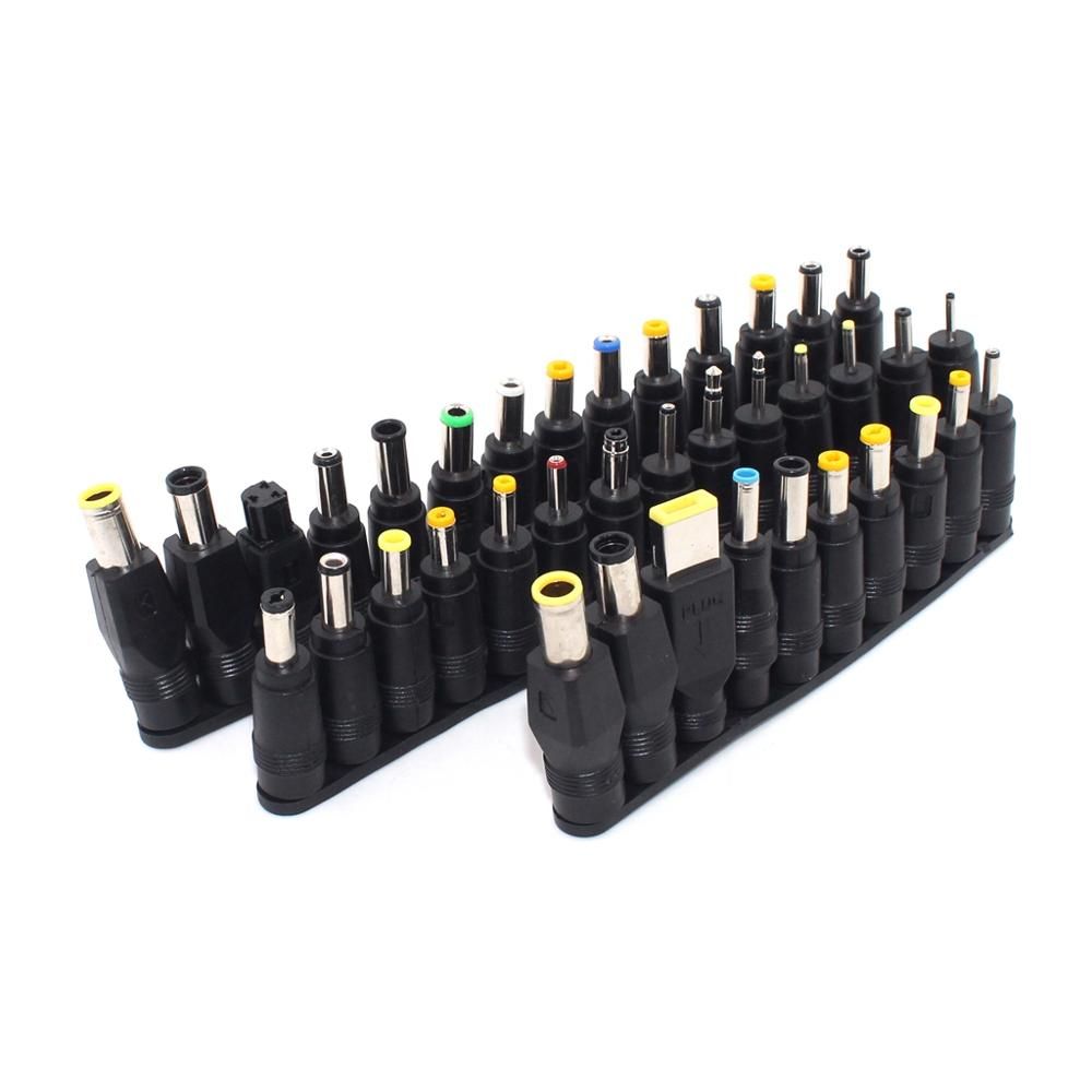 40pcs Universal DC Jack Plug For DELL Notebook/Laptop, AC Power Charging Adapter Computer Tip Connector 5.5*2.1/2.5mm Female