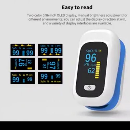 Finger Blood Oxygen Device Meter Pulse Heart Rate Monitor