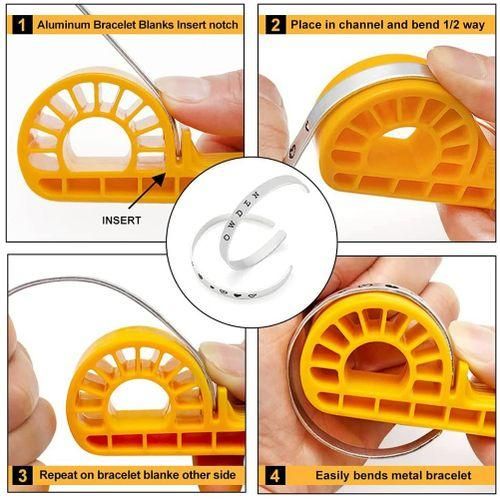 Premium Metal Stamping Bracelet Blank, 15 Pack