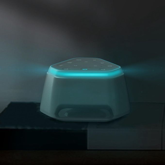 Nursery White Noise Machine Sleep Machine Night Light USB Rechargeable