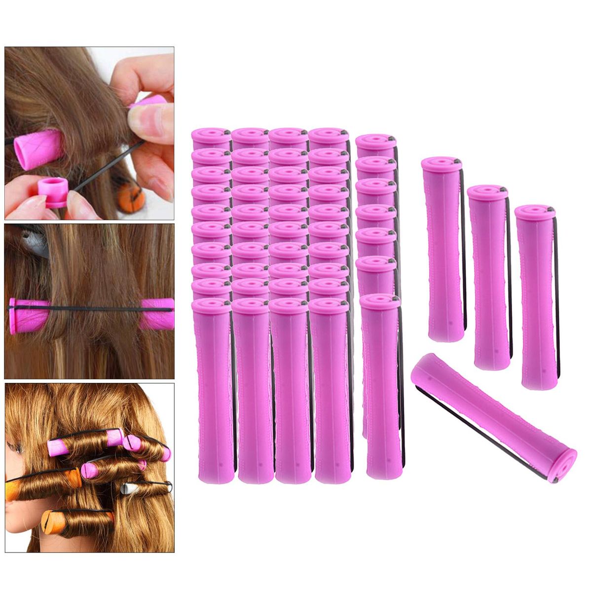 Cold Wave Perm Rods Curling Hair Perming Curlers 1Pack 50Pcs 1.9cm