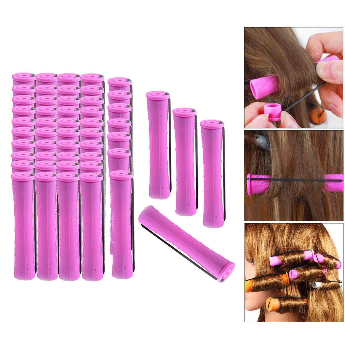 Cold Wave Perm Rods Curling Hair Perming Curlers 1Pack 50Pcs 1.9cm