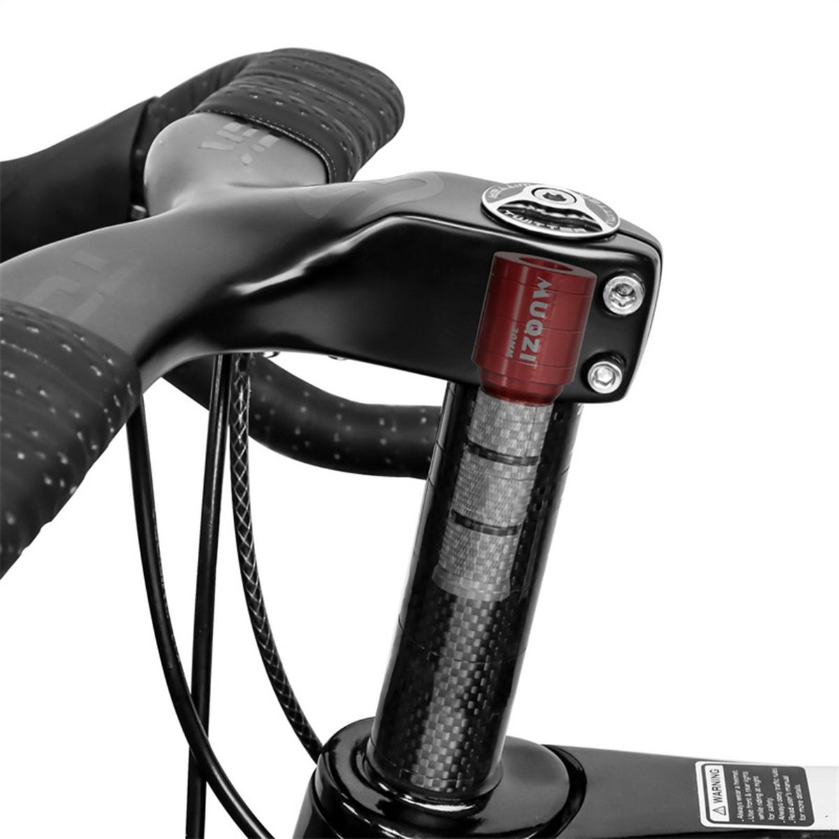 Hidden Height Booster Mountain Bike Handle Bar Lift Faucet Red