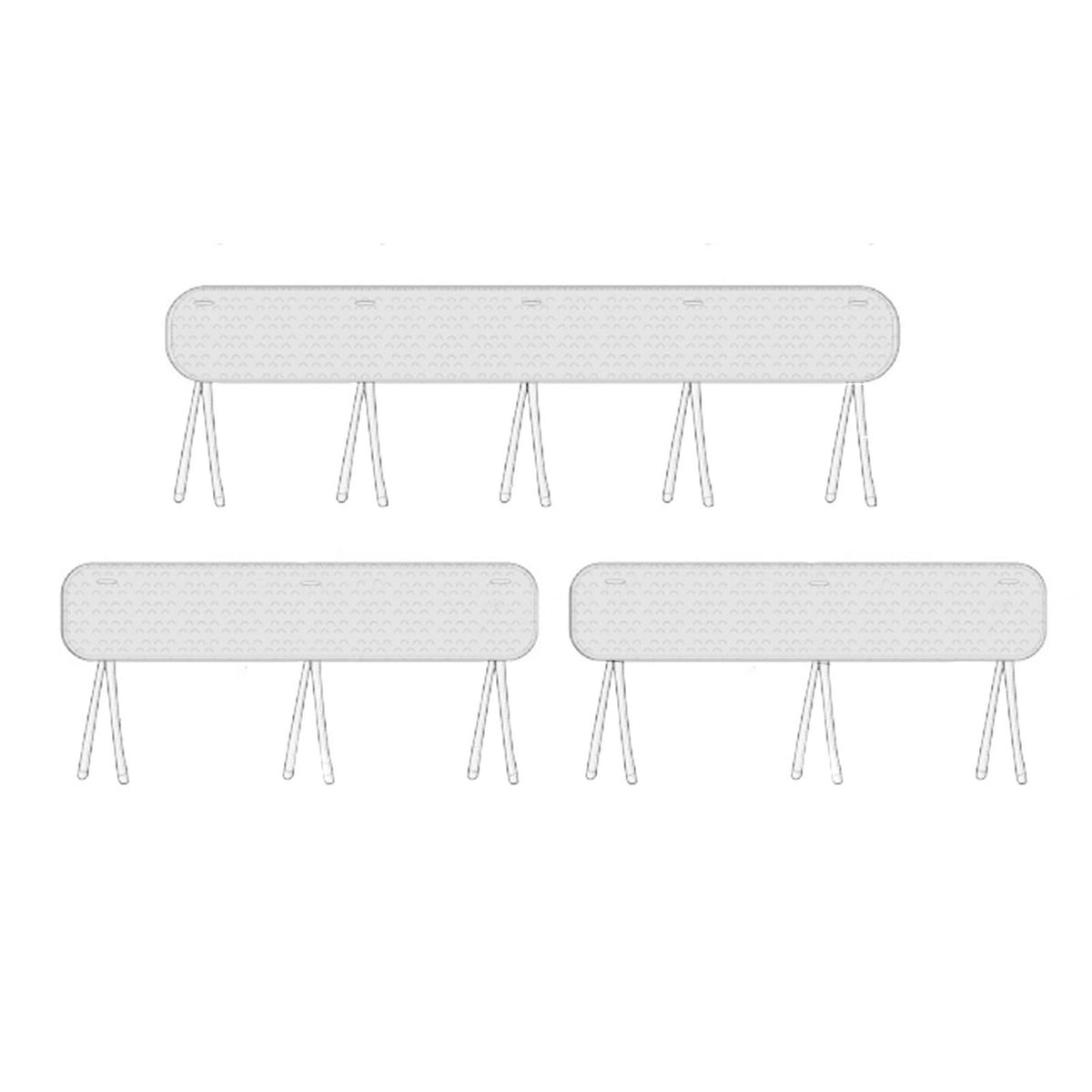 Collapsible Bed Rail for Kids Soft Safe Bed Rail Protection Set Baby White