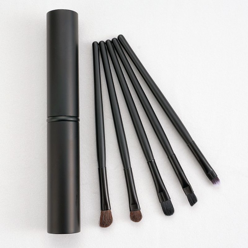 5 Pc Makeup Brushes Tool Set Eyeshadow Concealer Eyebrow Lip Blending Beauty Make Up Skin-friendly Brushes Women Cosmestic Tool DOU