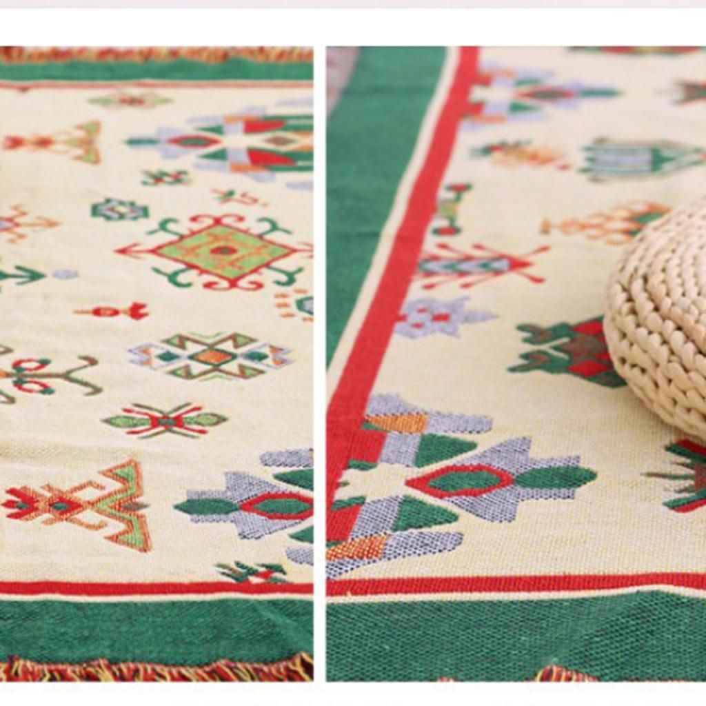 Cotton Sofa Bed Throw, Soft Blanket Settee Throws, Sofa Cover Bohemia
