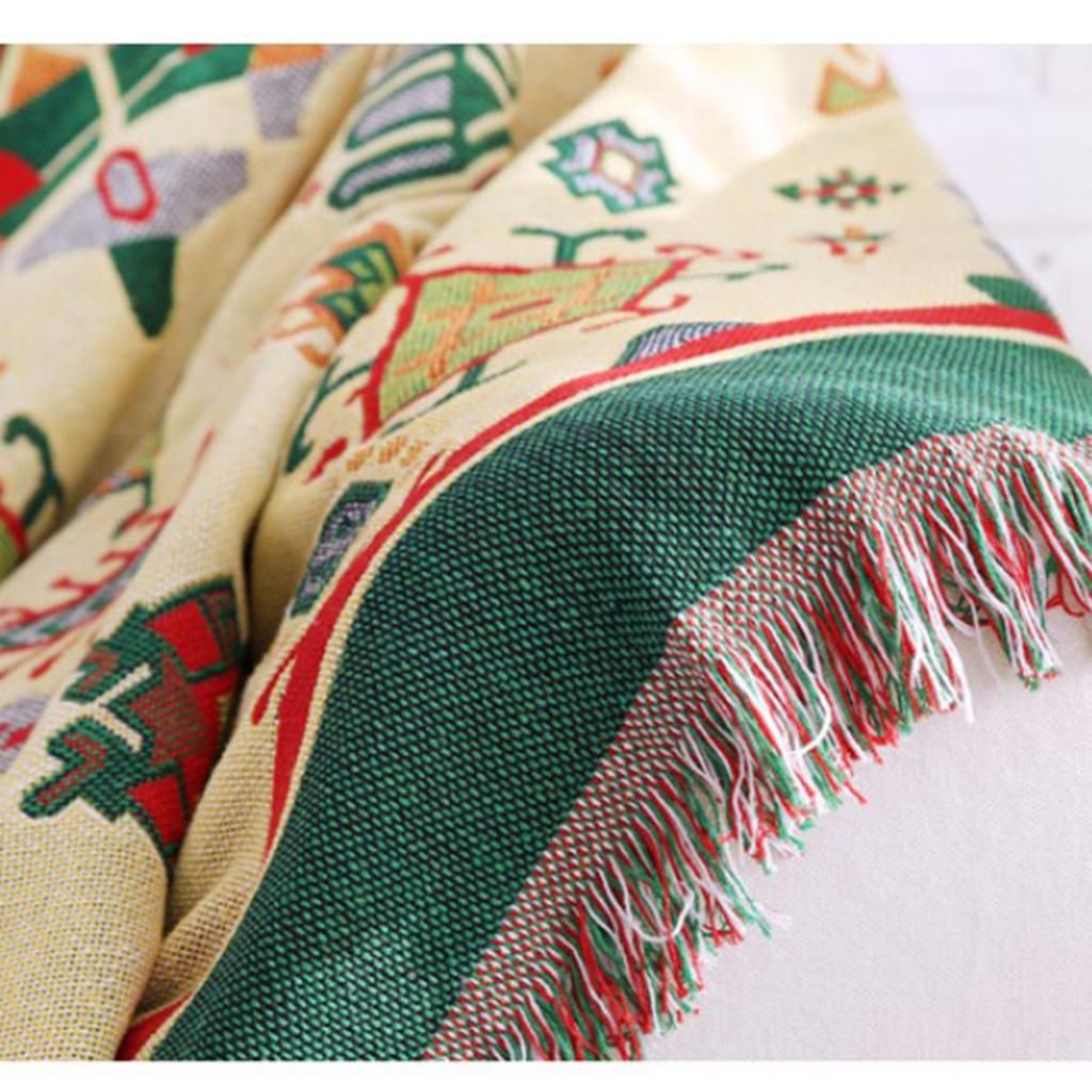 Cotton Sofa Bed Throw, Soft Blanket Settee Throws, Sofa Cover Bohemia
