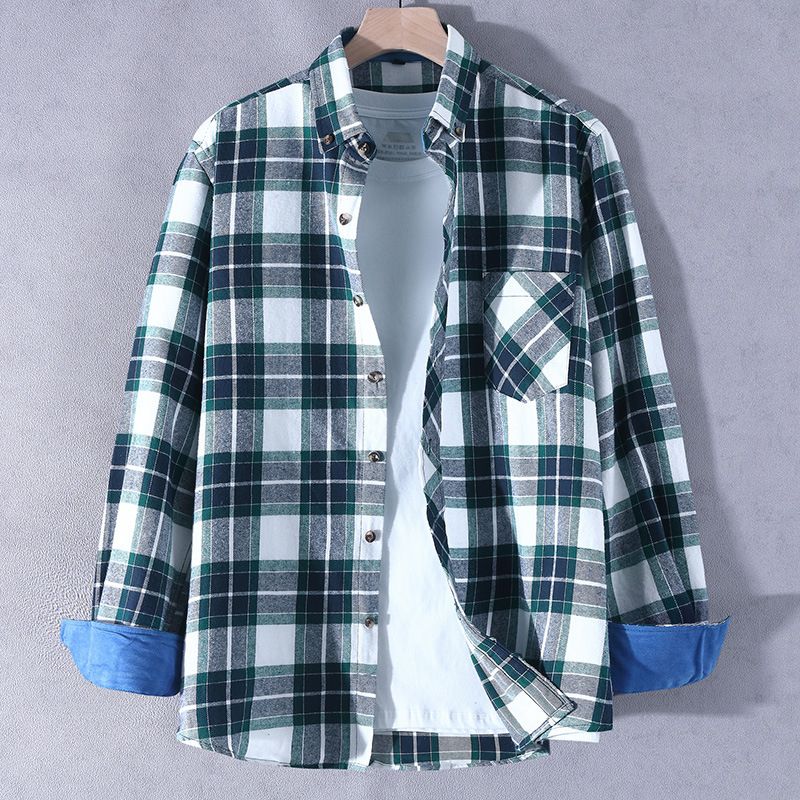 Flannel Men's Plaid Shirt